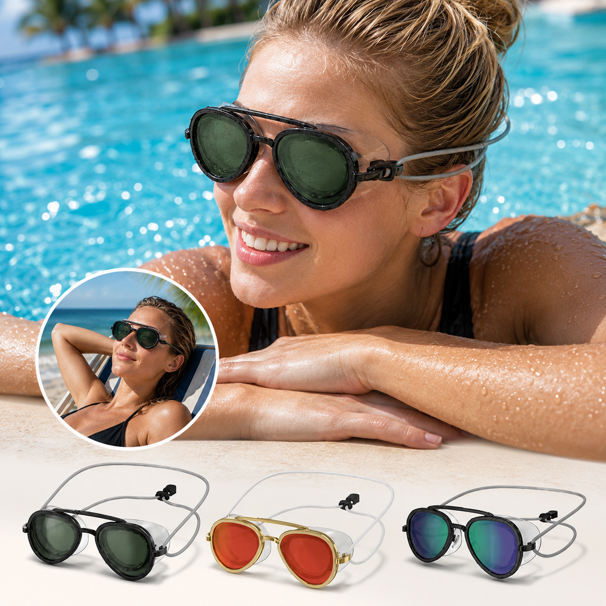Anti-Fog Swim Glasses